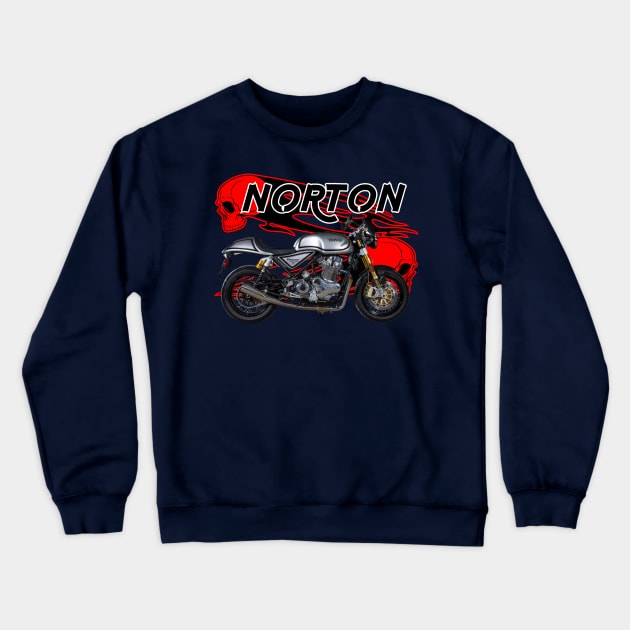 Norton Commando Crewneck Sweatshirt by sagitarius